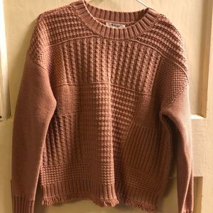 Light Pink Madewell Pullover Sweater